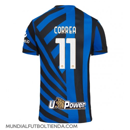 Camiseta Inter Milan Joaquin Correa #11 Primera Equipación Replica 2024-25 mangas cortas